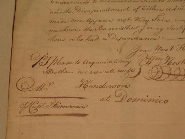 Antique 1774/1775 Boston Letter Prints Liscombe Hoskins 9