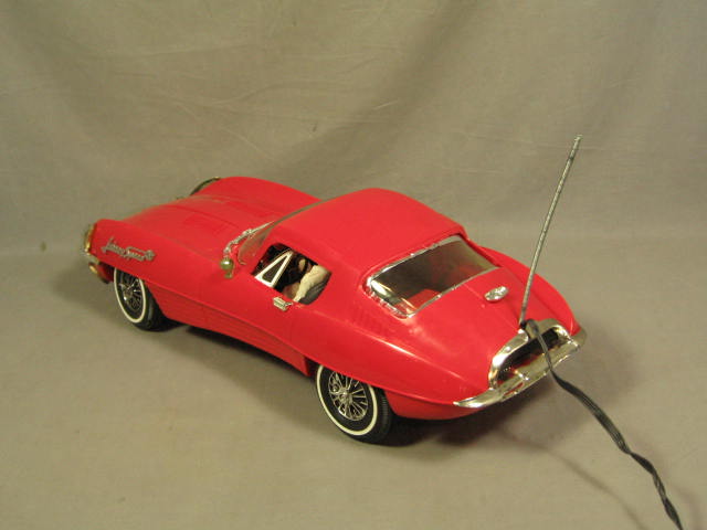 1966 Deluxe Reading Topper Toy Johnny Speed Jaguar +Box 4