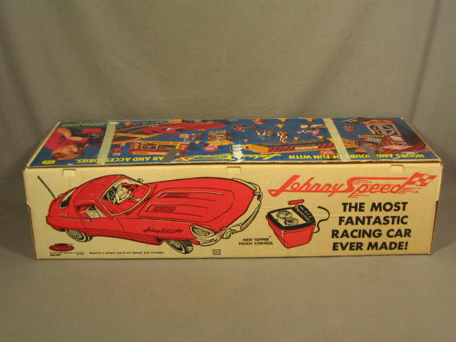 1966 Deluxe Reading Topper Toy Johnny Speed Jaguar +Box 11