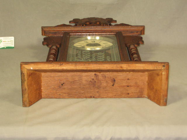 Antique Ansonia Gingerbread Mantle Mantel Shelf Clock 7