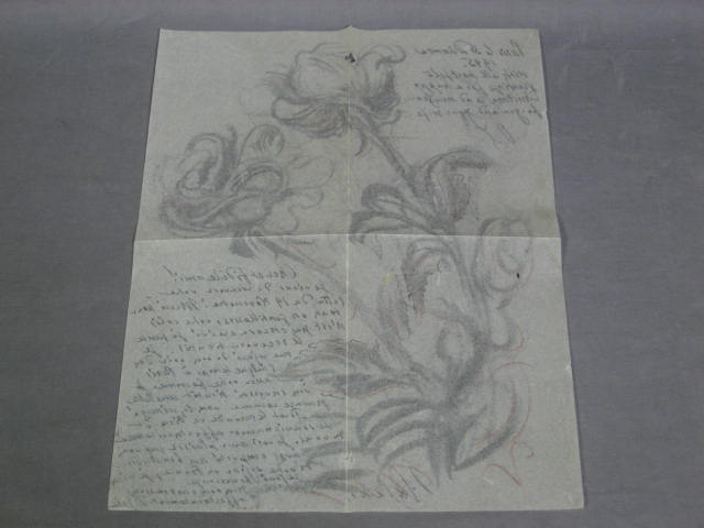 Demetrios Galanis Hand Signed Letters + Sketch Drawings 6