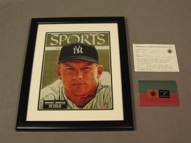 Mickey Mantle Signed Auto UDA Sports Illustrated Cover