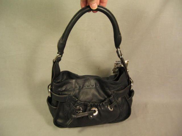 NWT B. Makowsky Lisbon Shoulder Bag Purse Black $188 NR