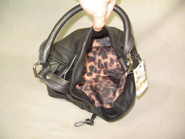NWT B. Makowsky Lisbon Shoulder Bag Purse Black $188 NR 2