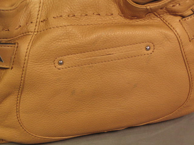 NWT B. Makowsky Lisbon Shoulder Bag Purse Vachetta $188 2