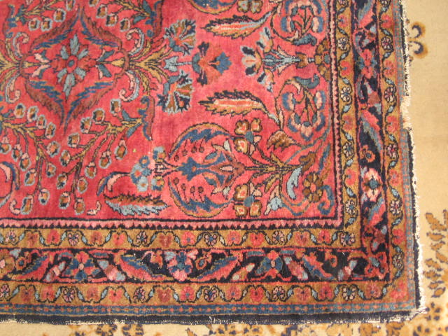 Vintage Antique Oriental Persian Rug Carpet 41.5" x 58" 4