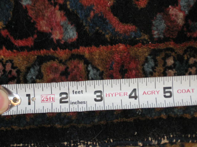 Vintage Antique Oriental Persian Rug Carpet 41.5" x 58" 6