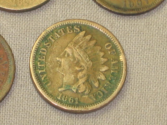 Coin Lot 1700s Britannia Half Penny 1861 Indian Head + 4