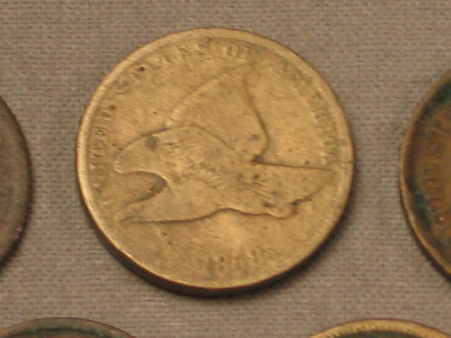 Coin Lot 1700s Britannia Half Penny 1861 Indian Head + 5