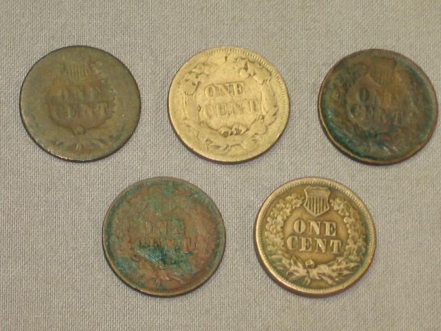 Coin Lot 1700s Britannia Half Penny 1861 Indian Head + 6