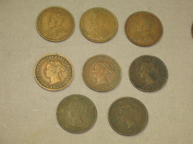 Coin Lot 1700s Britannia Half Penny 1861 Indian Head + 16