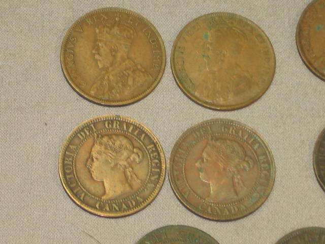 Coin Lot 1700s Britannia Half Penny 1861 Indian Head + 17