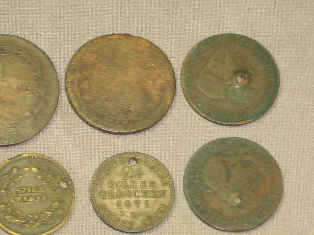 Coin Lot 1700s Britannia Half Penny 1861 Indian Head + 32