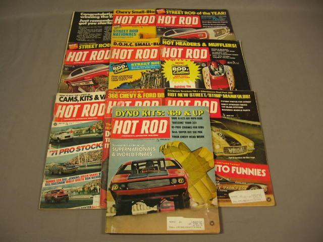 83 Vintage Hot Rod Drag Racing Magazines Lot 1963-1976+ 5