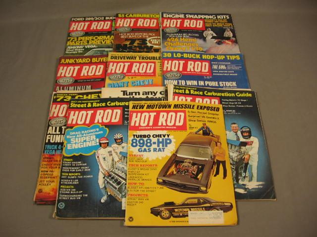 83 Vintage Hot Rod Drag Racing Magazines Lot 1963-1976+ 6