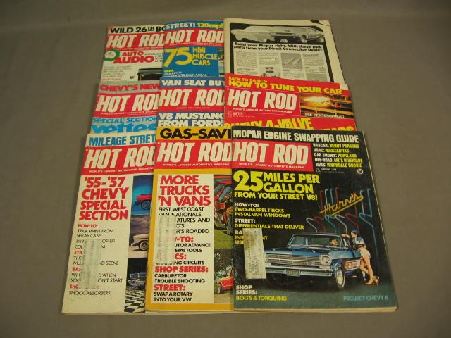 83 Vintage Hot Rod Drag Racing Magazines Lot 1963-1976+ 8