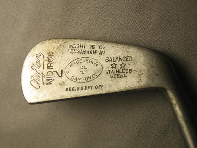 Vintage MacGregor Dayton O Chieftain Golf Club Set +Bag 5