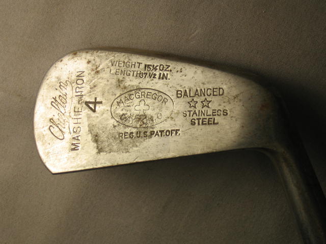 Vintage MacGregor Dayton O Chieftain Golf Club Set +Bag 6
