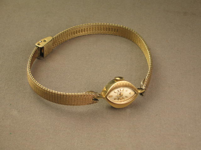 Vintage Longines 17J 17 Jewel 14K Gold Watch Wristwatch 1