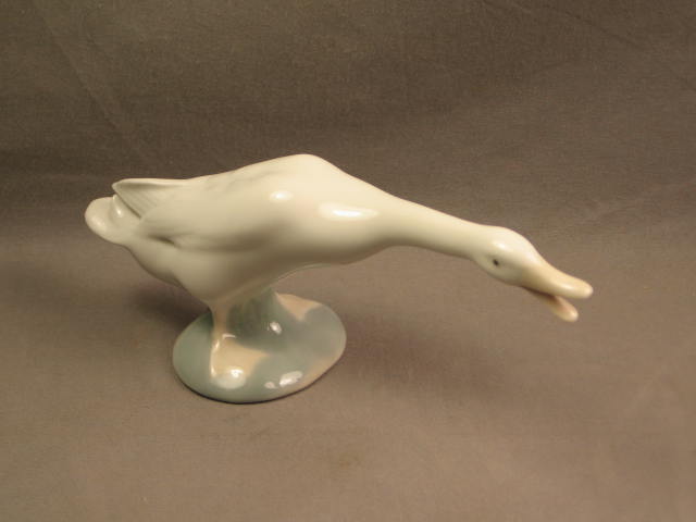 3 Lladro Figurine Girl Stretching W/Rooster Little Duck 2