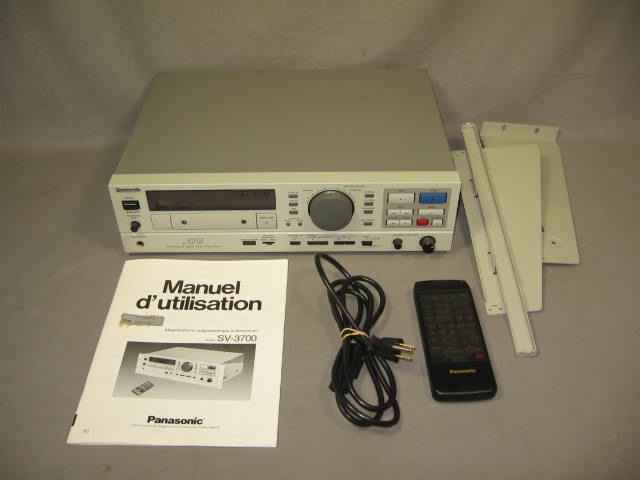 Panasonic SV-3700 Pro DAT Digital Audio Tape Recorder +
