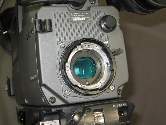 Sony BVP 550 Video Camera BVV 5 Betacam SP Recorder+ NR 2