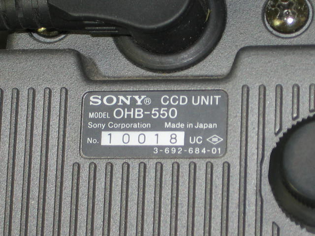 Sony BVP 550 Video Camera BVV 5 Betacam SP Recorder+ NR 3