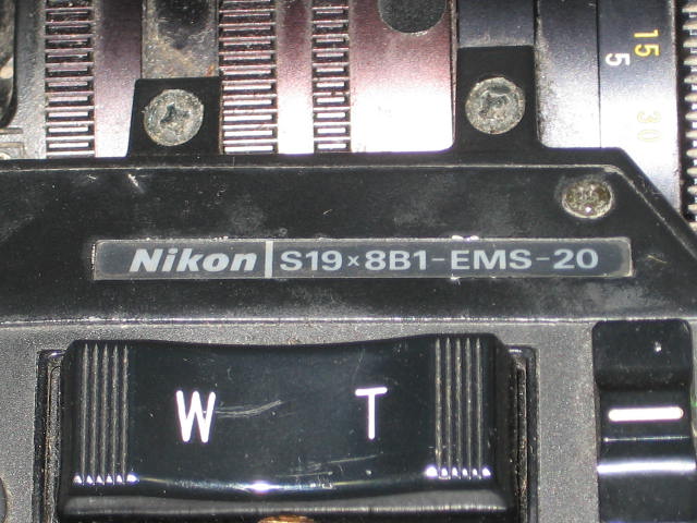 Nikon S19x8B1-EMS-20 TV-Nikkor ED 8~152mm 1:1.7 Lens NR 1