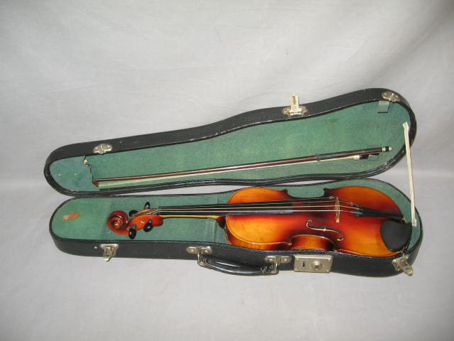Vintage Barth-Feinberg 1/4 Size Violin W/ Case + Bow NR