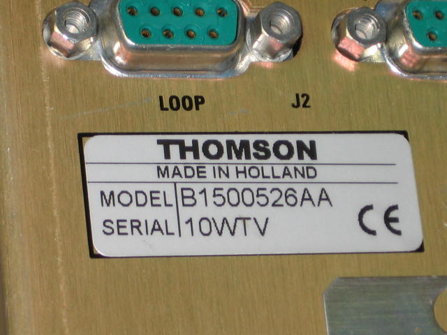 Thomson TTV 1707 Studio Camera Viewfinder OCP 42 Panel+ 14