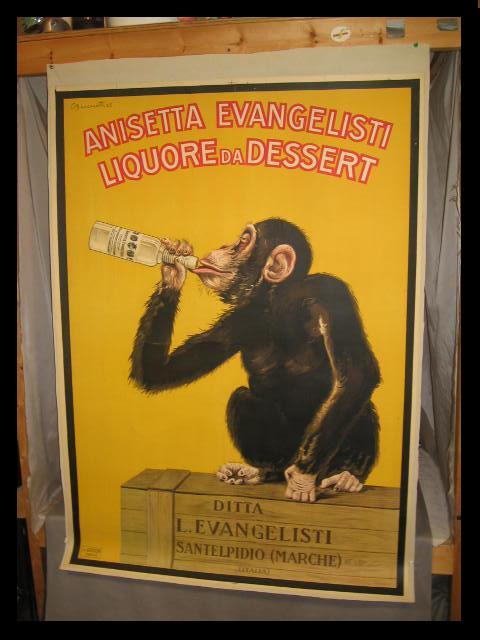 Carlo Biscaretti di Ruffia Anisetta Evangelisti Poster