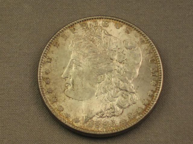 5 Silver Dollars 1886 1889 1921 Morgan +1922 1924 Peace 2