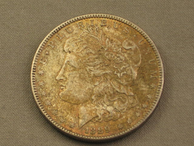 5 Silver Dollars 1886 1889 1921 Morgan +1922 1924 Peace 4