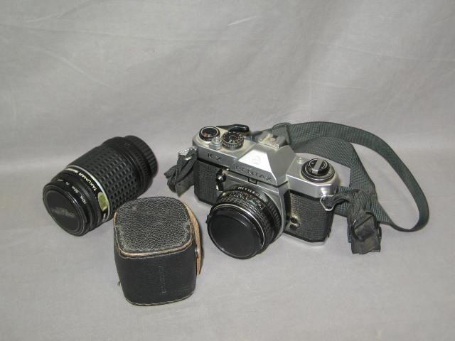 Asahi Pentax KX 35mm SLR Film Camera W/ 50mm 135mm Lens