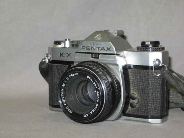 Asahi Pentax KX 35mm SLR Film Camera W/ 50mm 135mm Lens 1