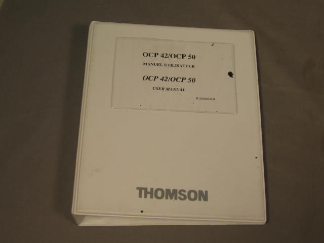 Thomson TTV 1707 Studio Camera Viewfinder OCP 42 Panel+ 12