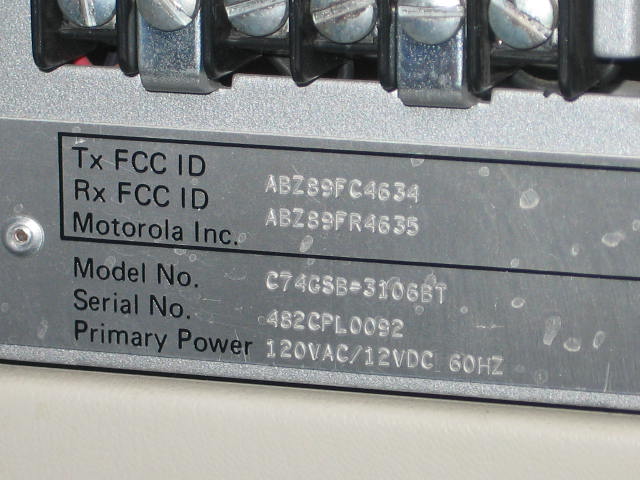 Motorola MSR2000 MSR 2000 100 Watt UHF Radio Repeater + 8
