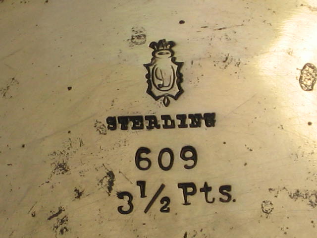 Antique Durgin Gorham Sterling Silver Pitcher 21 Oz NR! 7
