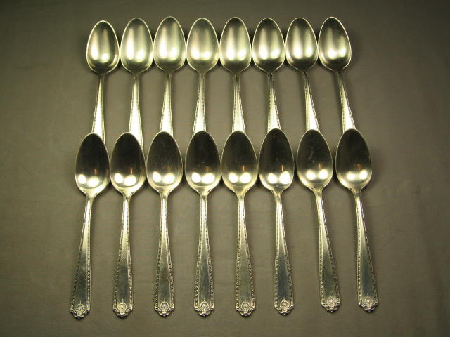 39-Pc Westmorland Sterling Silver Flatware Set 36 Oz ++ 3