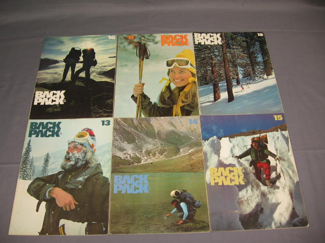 1973-83 Vintage Backpacker Magazine Issues Lot #1-59 NR 3