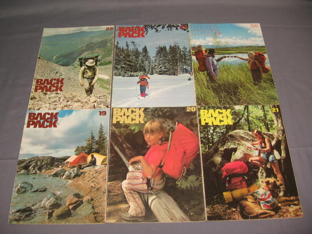 1973-83 Vintage Backpacker Magazine Issues Lot #1-59 NR 4