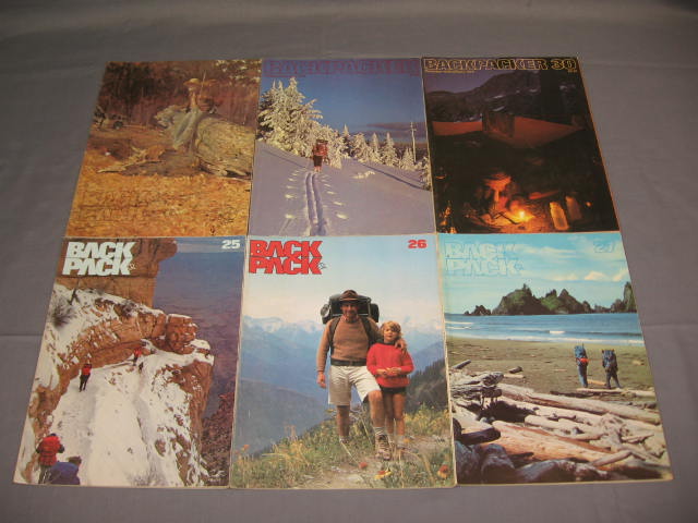 1973-83 Vintage Backpacker Magazine Issues Lot #1-59 NR 5