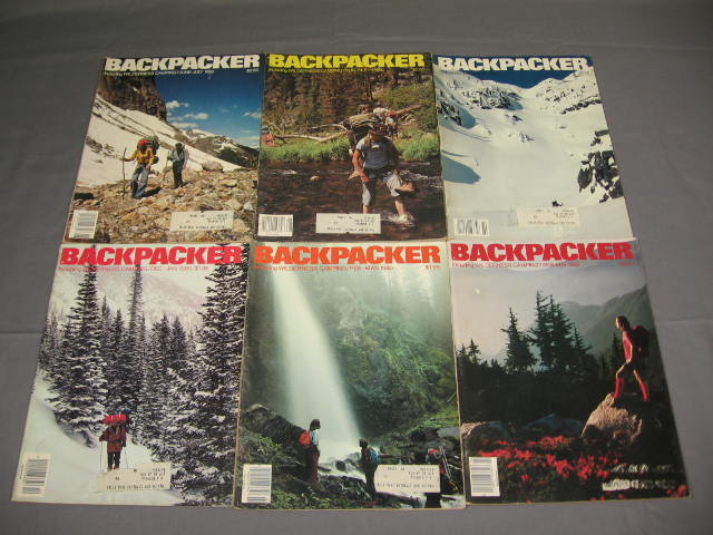 1973-83 Vintage Backpacker Magazine Issues Lot #1-59 NR 7