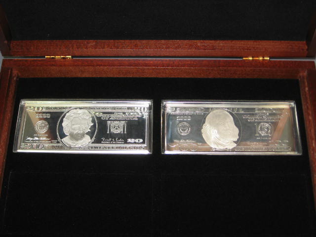 Washington Mint .999 Fine Silver Proof Dollar Set 24 Oz 2