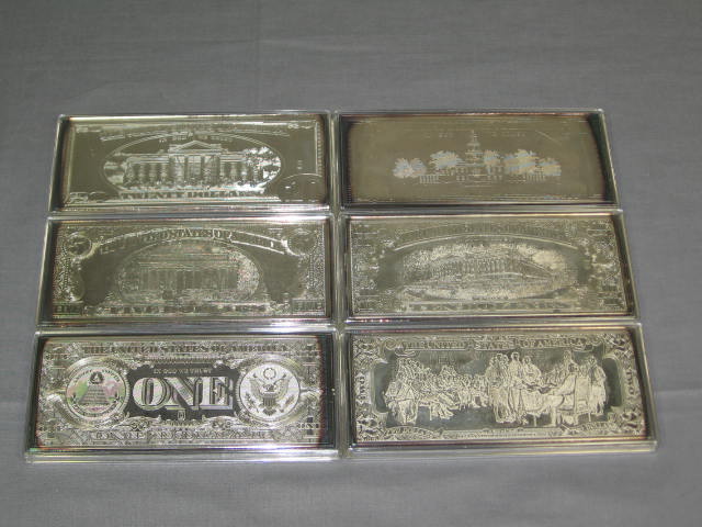 Washington Mint .999 Fine Silver Proof Dollar Set 24 Oz 4
