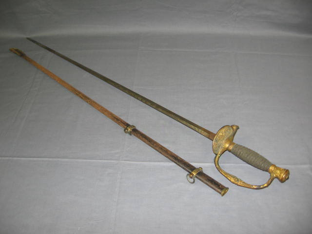 1800s Ames US U.S. Army M1840 1840 NCO Officer Sword NR