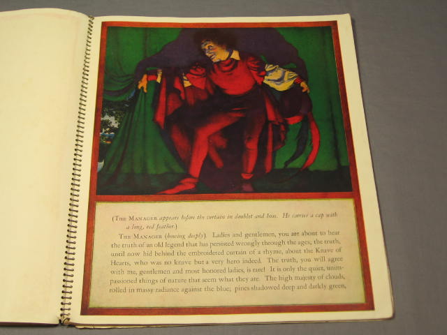 The Knave of Hearts 1925 Louise Saunders Maxfield Parrish Art Softcover Book NR! 4