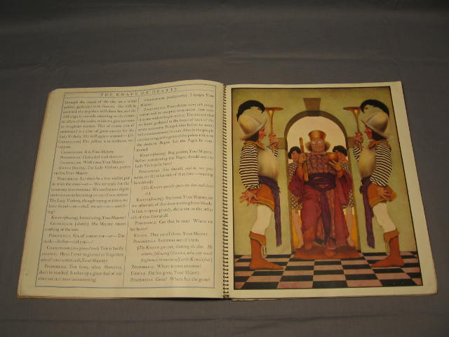 The Knave of Hearts 1925 Louise Saunders Maxfield Parrish Art Softcover Book NR! 7