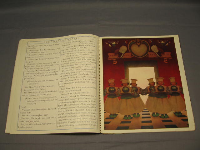 The Knave of Hearts 1925 Louise Saunders Maxfield Parrish Art Softcover Book NR! 10