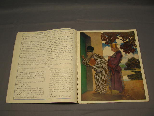 The Knave of Hearts 1925 Louise Saunders Maxfield Parrish Art Softcover Book NR! 13